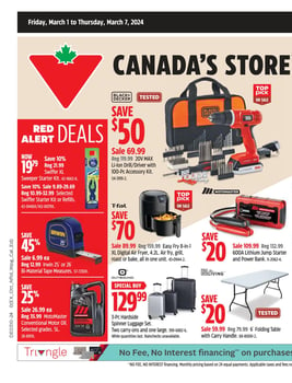 Canadian Tire - Western Canada - Weekly Flyer Specials
